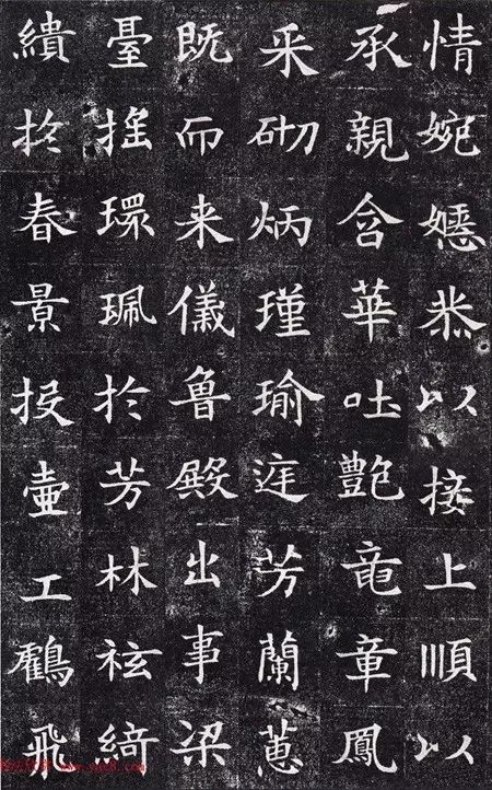 《董美人墓志》（隋）拓本。日本三井文庫藏。